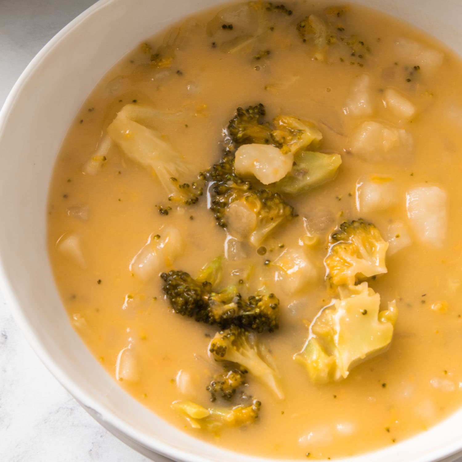 Creamy No-Milk Slow Cooker Broccoli Potato Soup